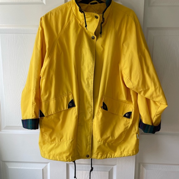 Vintage Mulberry Street Yellow and Plaid Spring Jacket - Picture 7 of 8